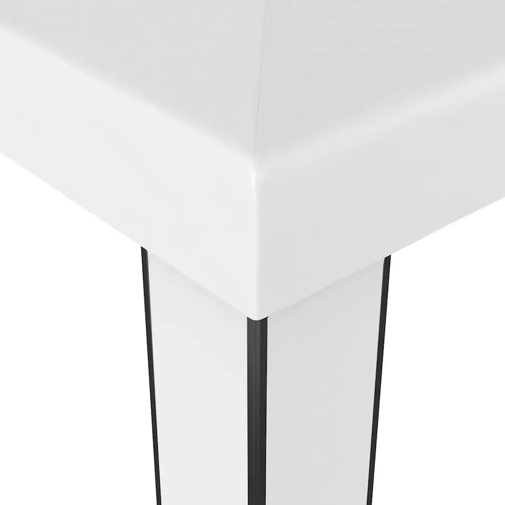 Outdoor Garden Canopy Shelter White Double Roof 3x3m Gazebo