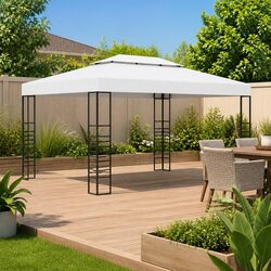 Ideal Gazebo for Backyard Events - 4x3x2.7m White
