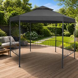Practical Garden Gazebo 323x275x265 cm for Any Setting