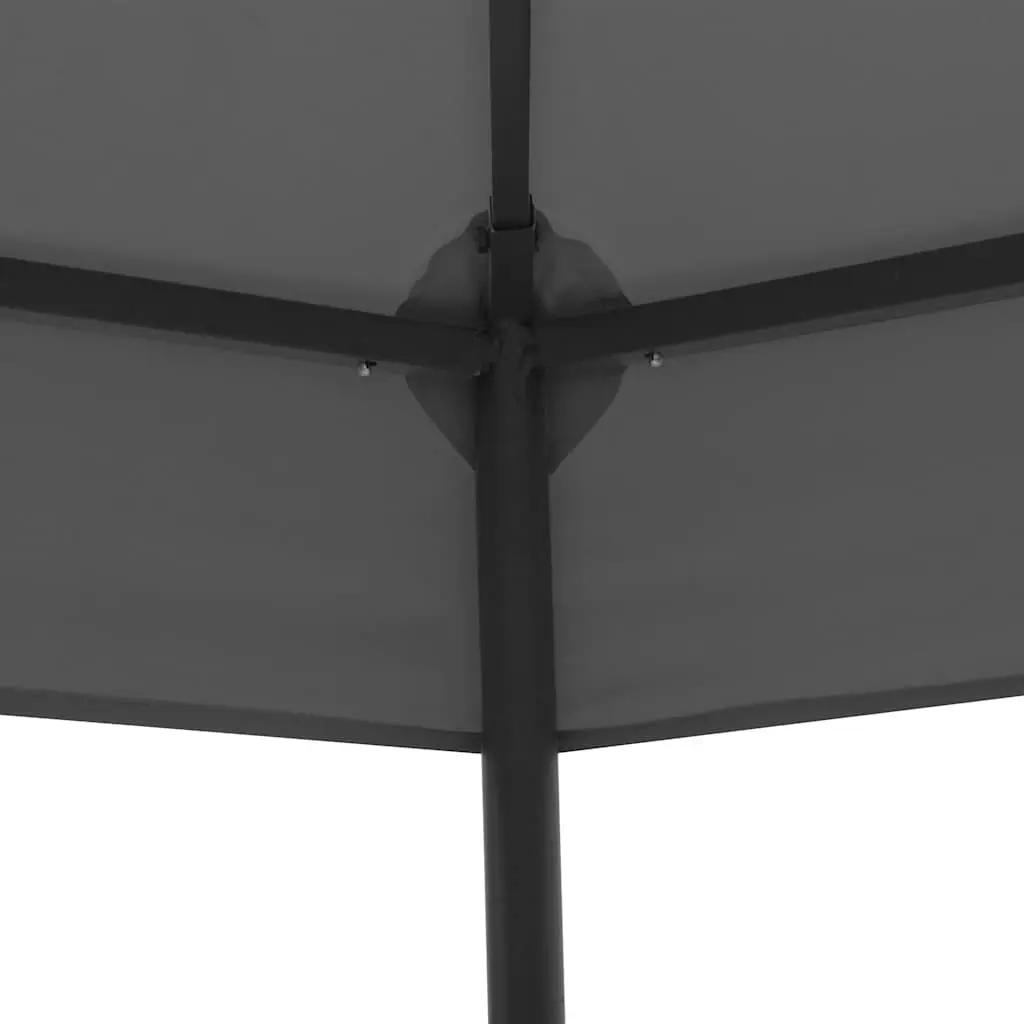 Garden Gazebo Steel Frame Water-Resistant Polyester 323x275x265 cm Anthracite
