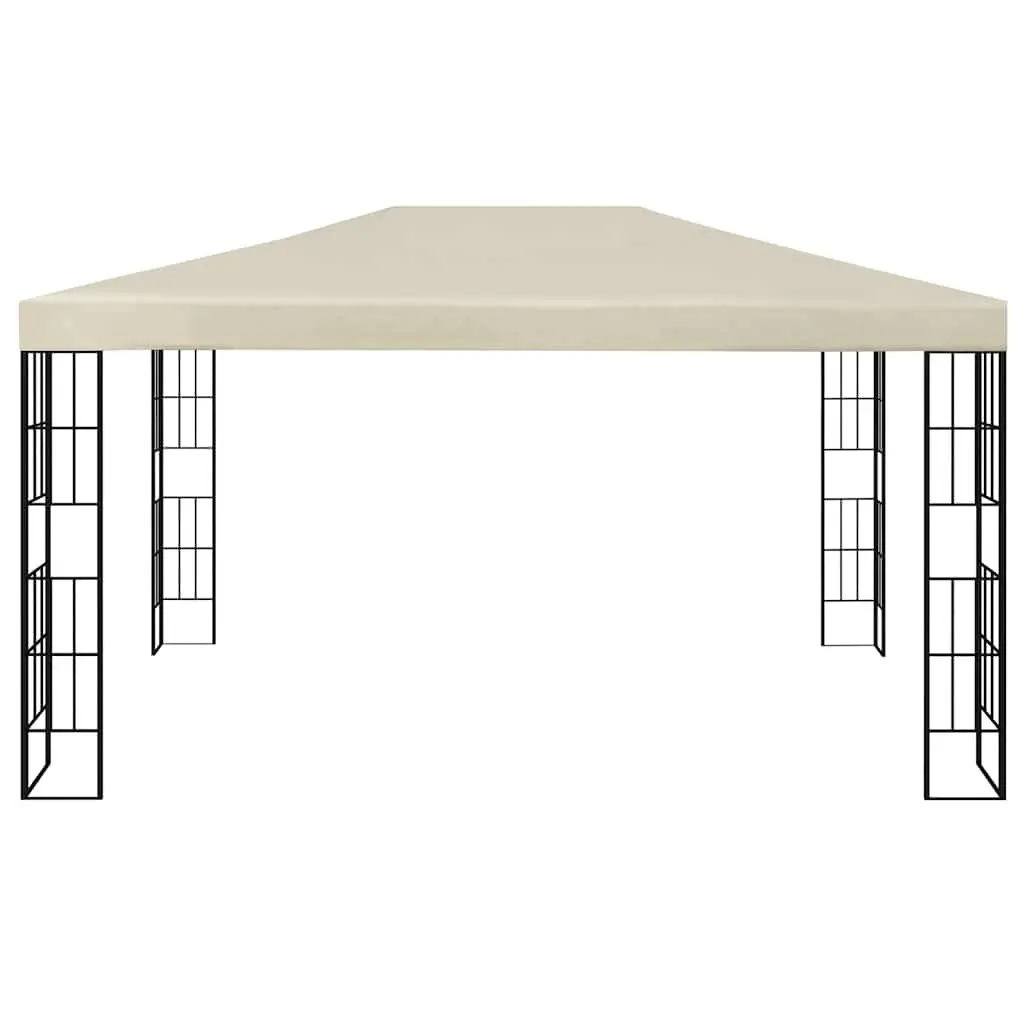 3x4 m Cream Gazebo for Outdoor Gatherings