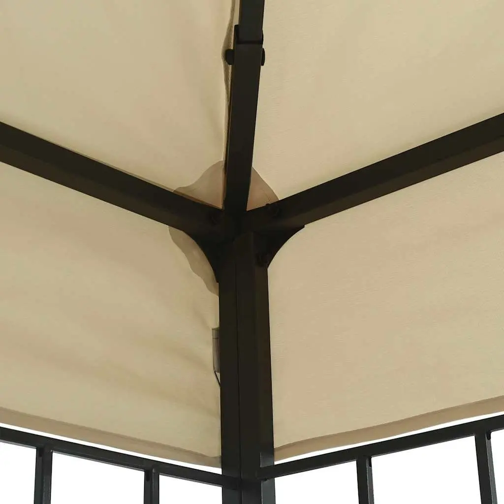 3x4 m Cream Gazebo for Outdoor Gatherings