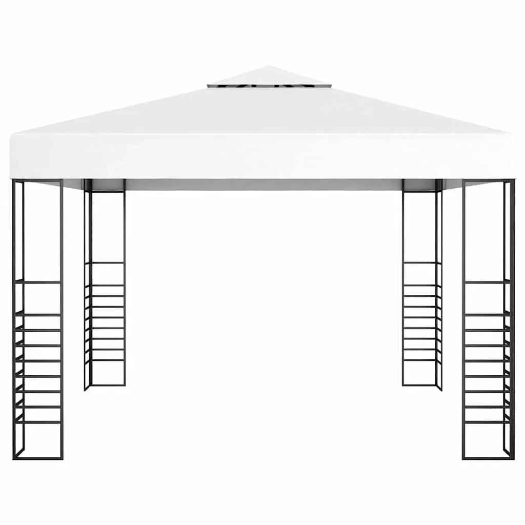 Garden Marquee Steel Frame 3x3m White Canopy Gazebo