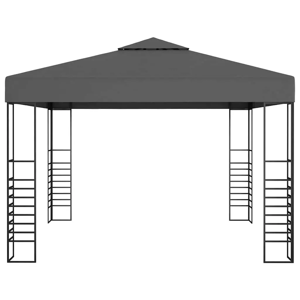 Garden Marquee 3x3 m Outdoor Canopy Pavilion Gazebo Anthracite Sunshade