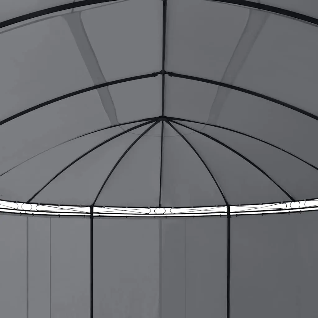 Gazebo Powder-coated Steel Frame 520x349x255 cm Anthracite Outdoor Garden Canopy Shelter