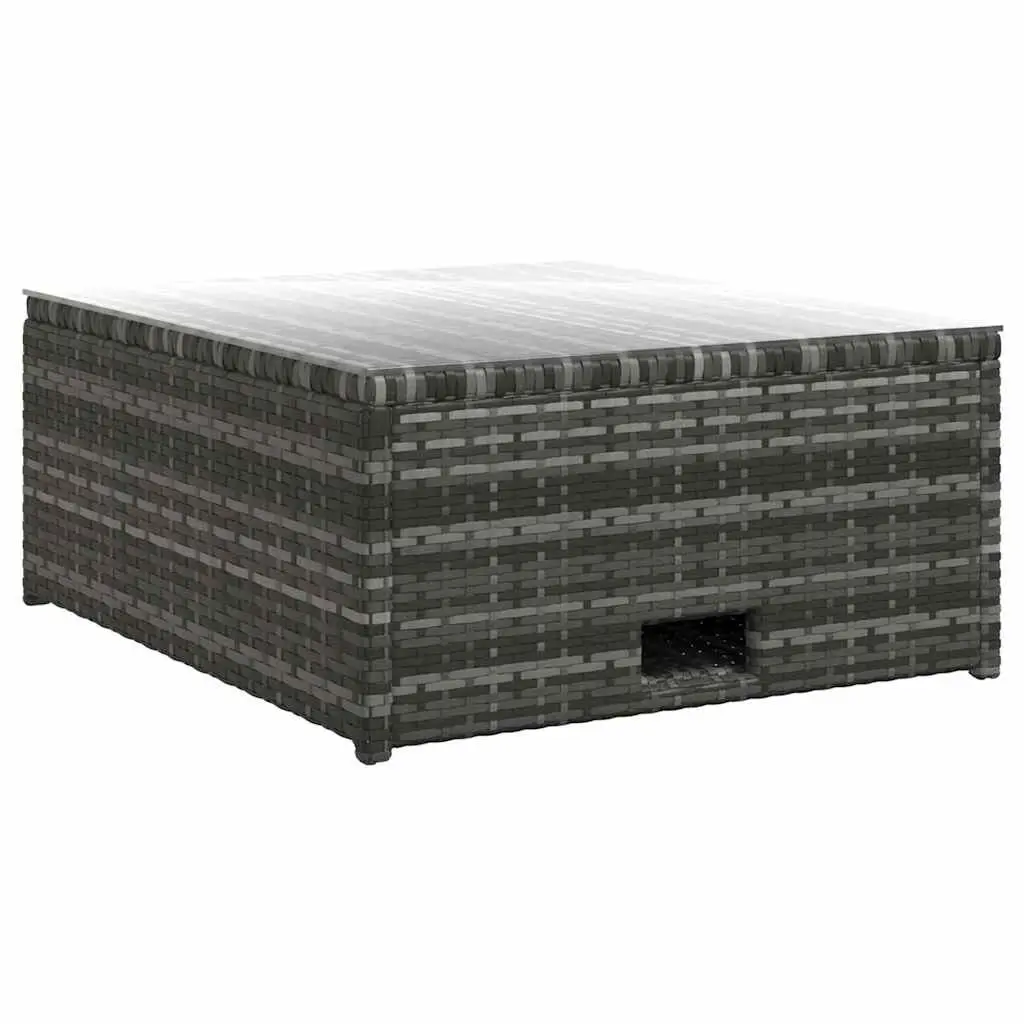 Garden Lounge Set 4 Piece Outdoor Furniture Poly Rattan Sofa Table Cushions