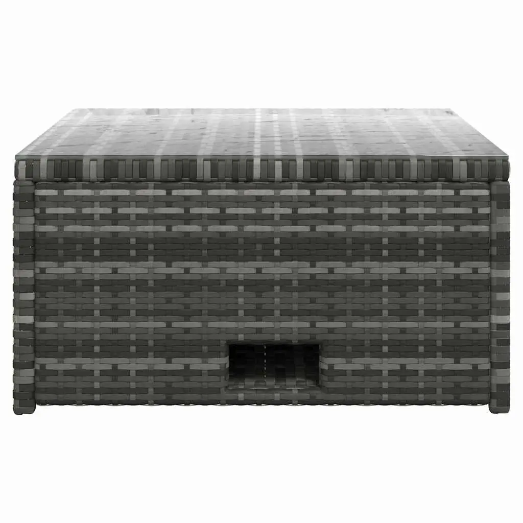 Garden Lounge Set 4 Piece Outdoor Furniture Poly Rattan Sofa Table Cushions