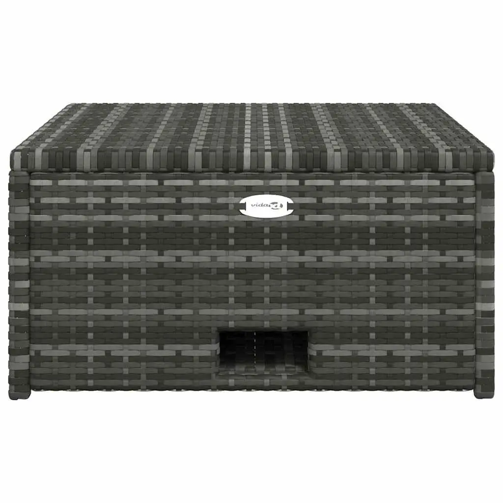 Garden Lounge Set 4 Piece Outdoor Furniture Poly Rattan Sofa Table Cushions