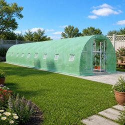 Practical 45 m² Greenhouse for Your Home Garden
