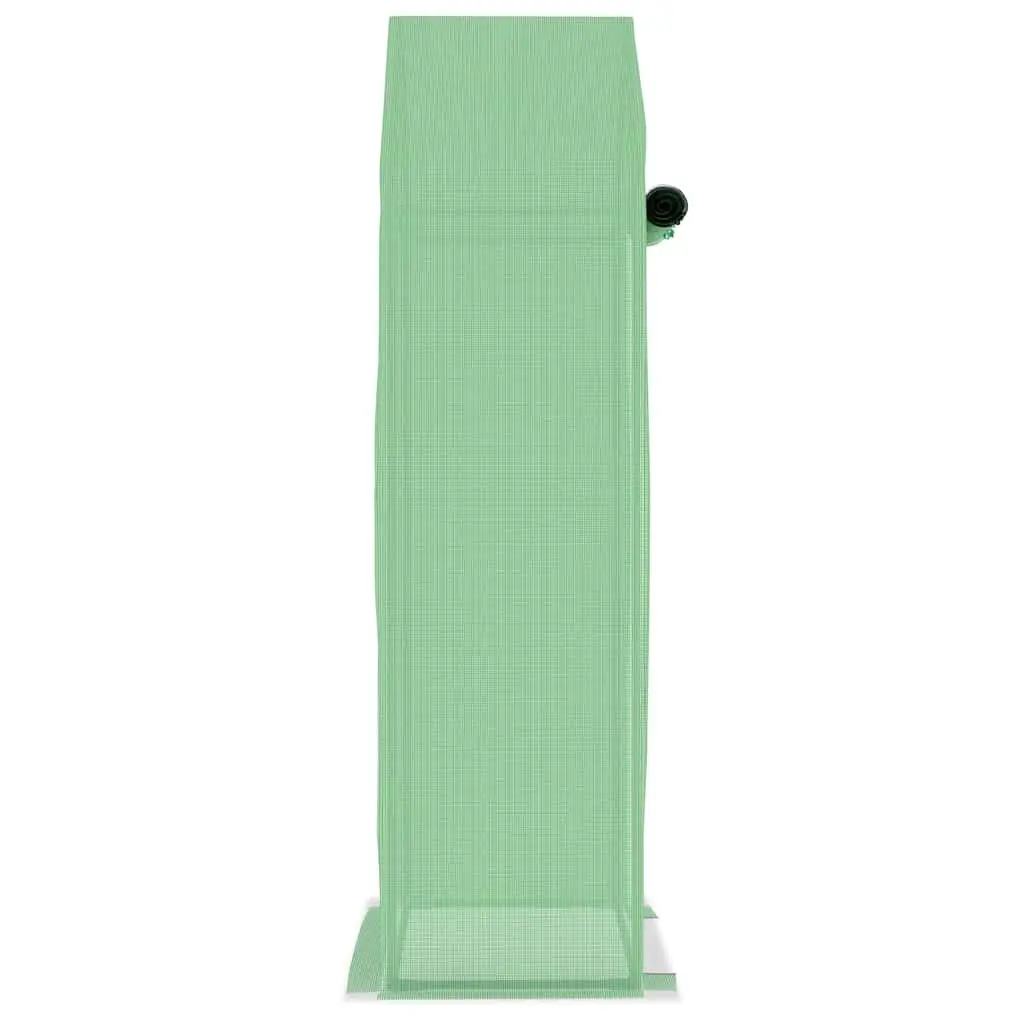 Greenhouse Garden Plant House Grow Tent Sturdy Steel Frame 1x0.5x1.9m Green PE Mesh Fabric