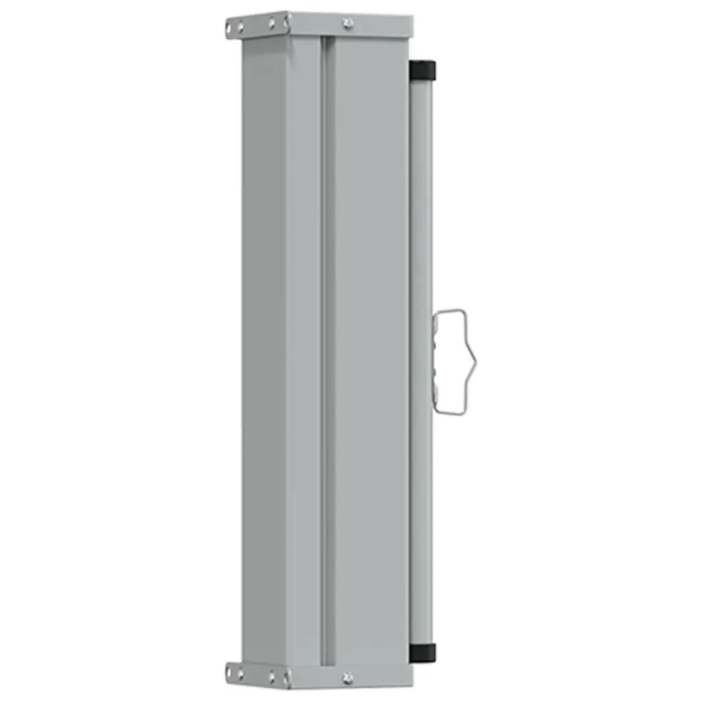 Retractable Side Awning Polyester 60x300 cm Black Outdoor Shade Screen Privacy