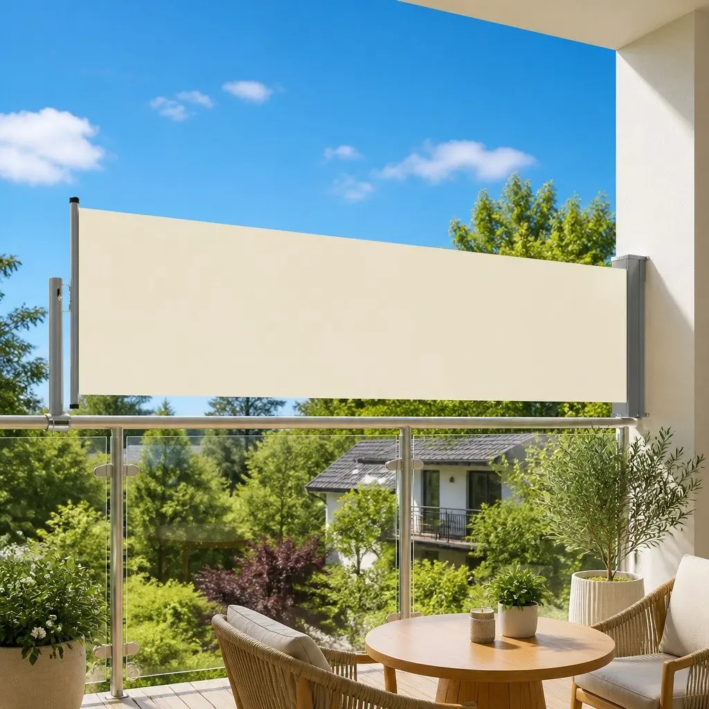 Retractable Side Awning 80x300 cm for Home Use