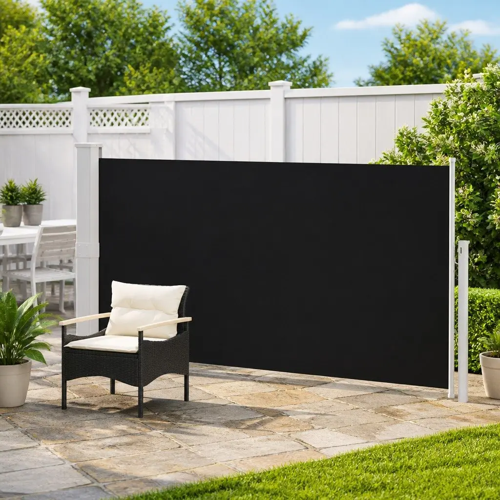 Retractable Side Awning 170x300cm Patio Balcony Privacy Screen Outdoor Shade