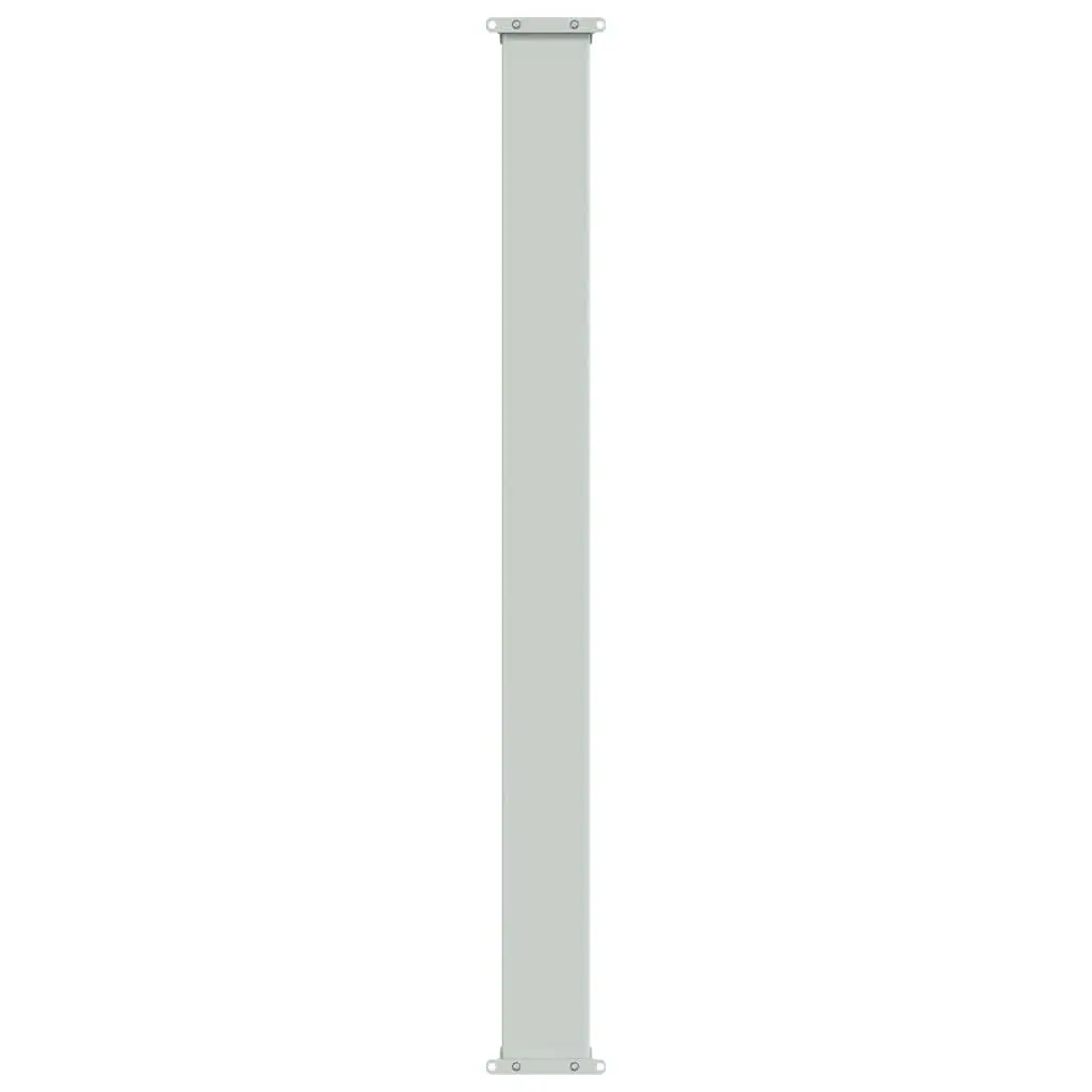 Retractable Awning 117x514cm Polyester Grey Privacy Screen for Outdoor Patio Balcony Sunshade
