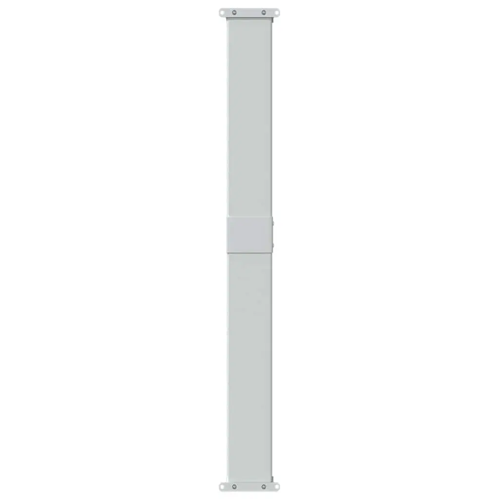 Retractable Side Awning Privacy Shade 140x500cm Grey Polyester Steel