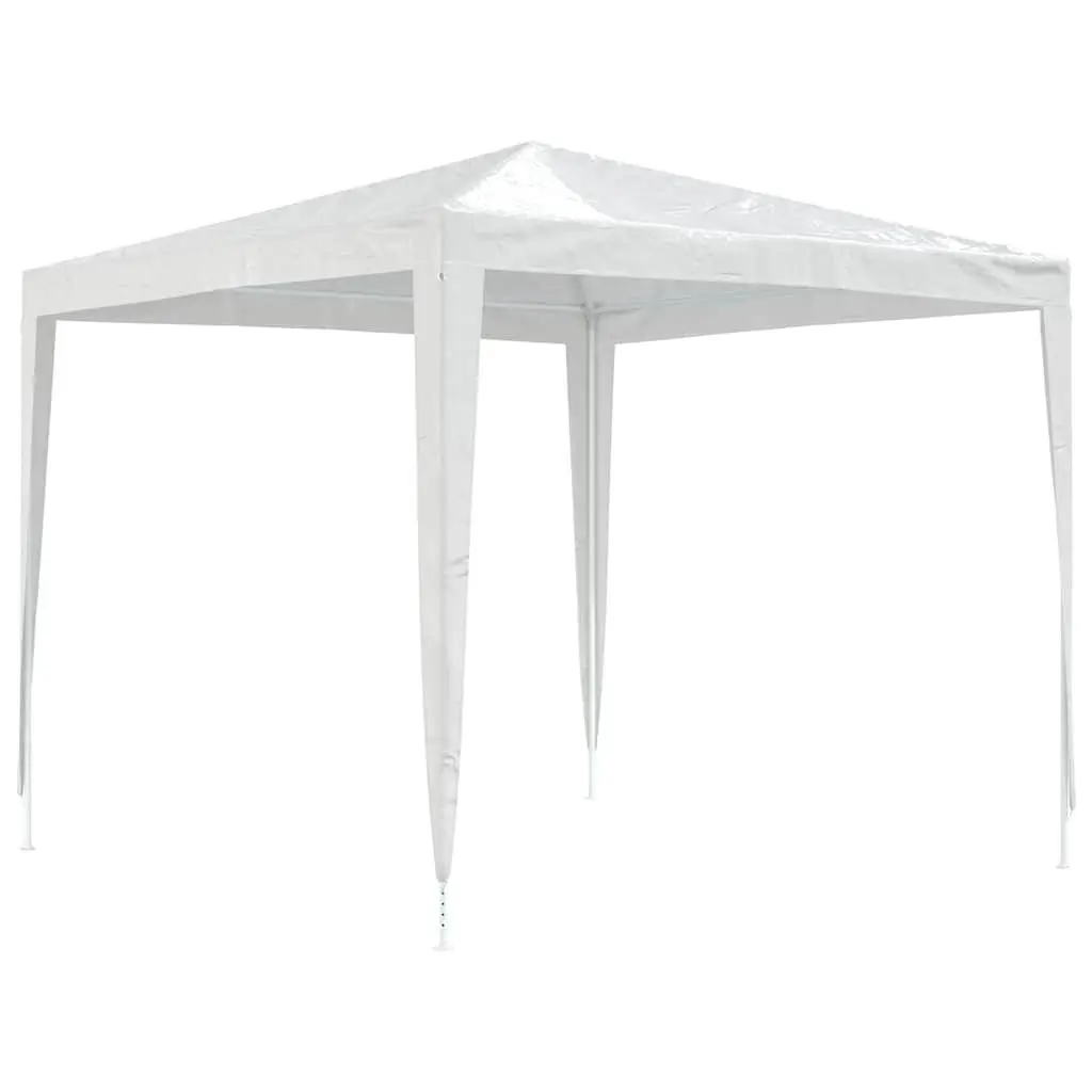 Party Tent Iron 2.5x2.5m White Canopy Gazebo Outdoor Structure
