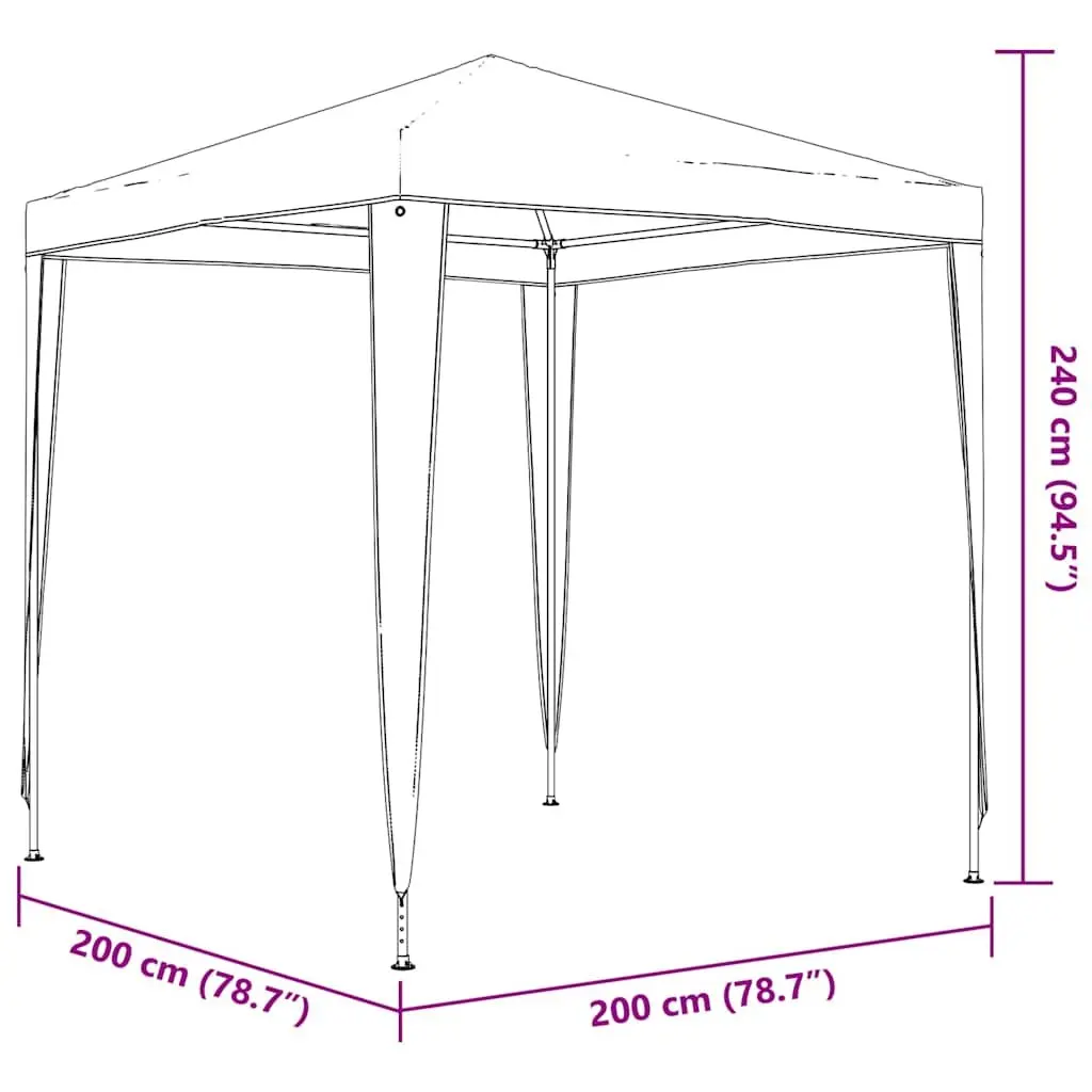 2x2m Party Tent for Outdoor Events