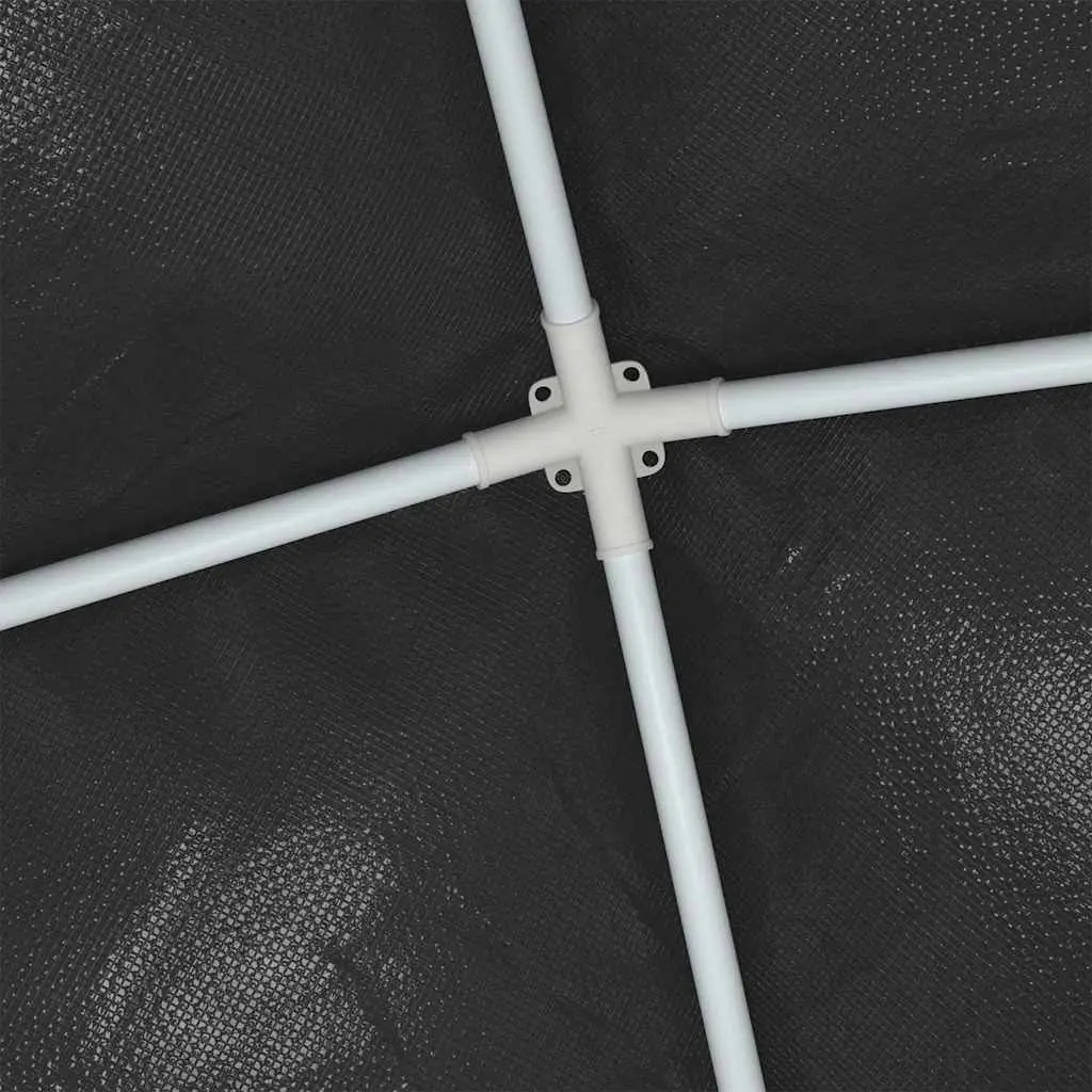 Party Tent Steel Frame 2.5x2.5m Anthracite Polyethylene Canopy Outdoor Gazebo