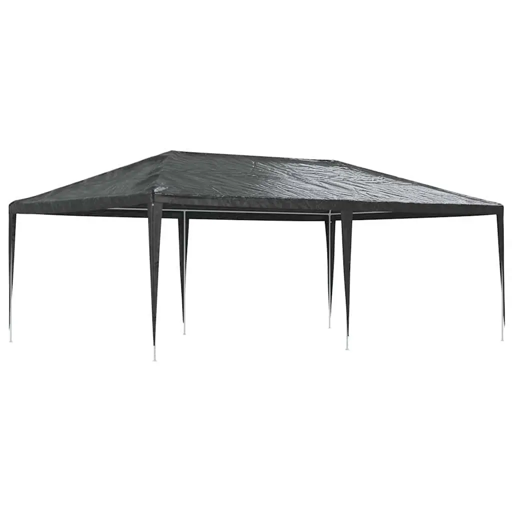 Outdoor Canopy Steel Frame 4x6m Anthracite Party Tent Water Resistant UV Protection Garden Shelter Portable Easy Assembly