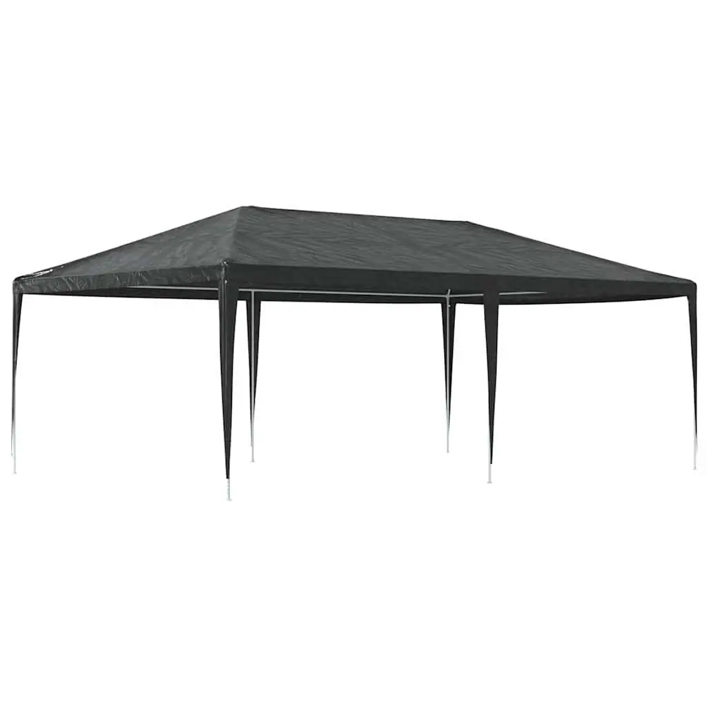 Outdoor Canopy Steel Frame 4x6m Anthracite Party Tent Water Resistant UV Protection Garden Shelter Portable Easy Assembly