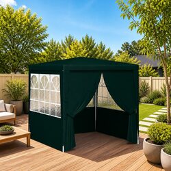 Practical 2x2m Green Party Tent for Your Outdoor Events