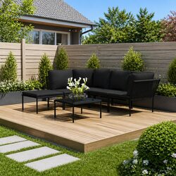 Ideal for Your Outdoor Living: 6 Piece Lounge Set