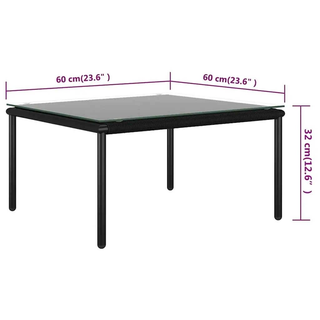 5 Piece Garden Lounge Set Outdoor Furniture with Cushions Black Patio Sectional
