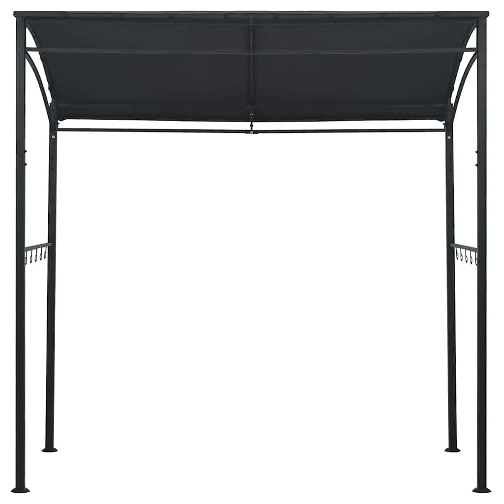 BBQ Gazebo 215x150x220 cm Anthracite Steel Frame Weather Resistant Outdoor