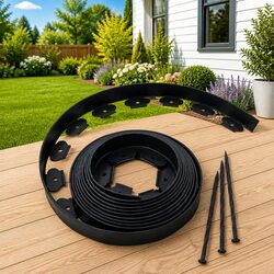 Versatile 10m Lawn Edging for Your Garden Needs