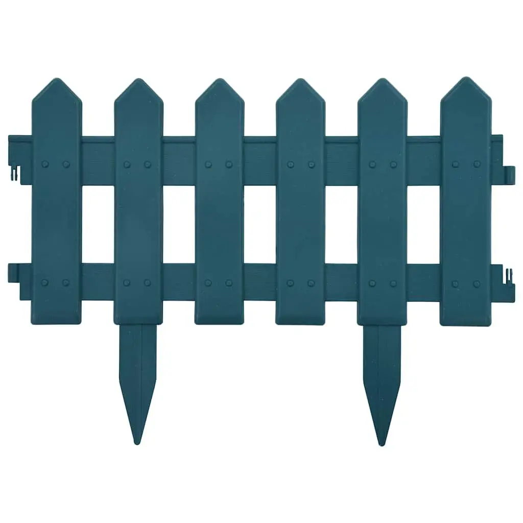 Garden Lawn Edging Borders PP 10m Green Outdoor Fence
