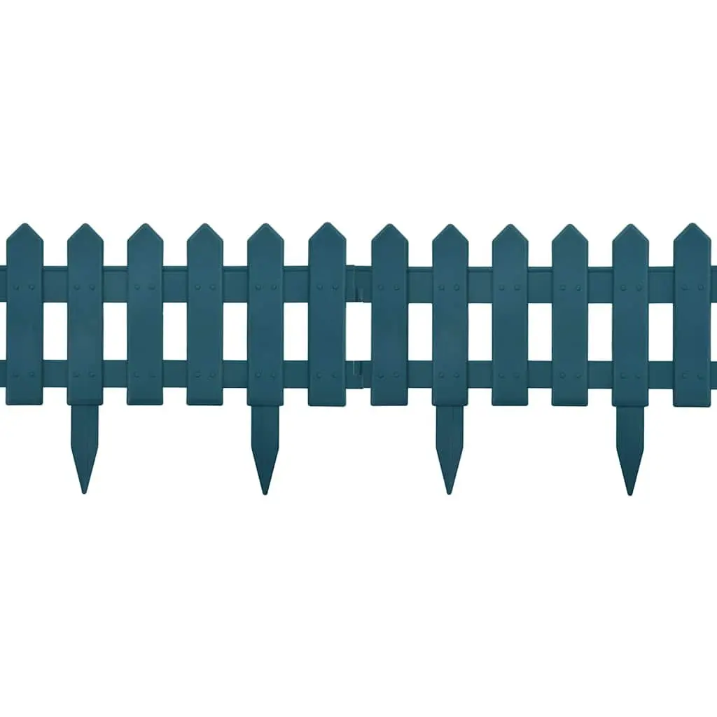 Garden Lawn Edging Borders PP 10m Green Outdoor Fence