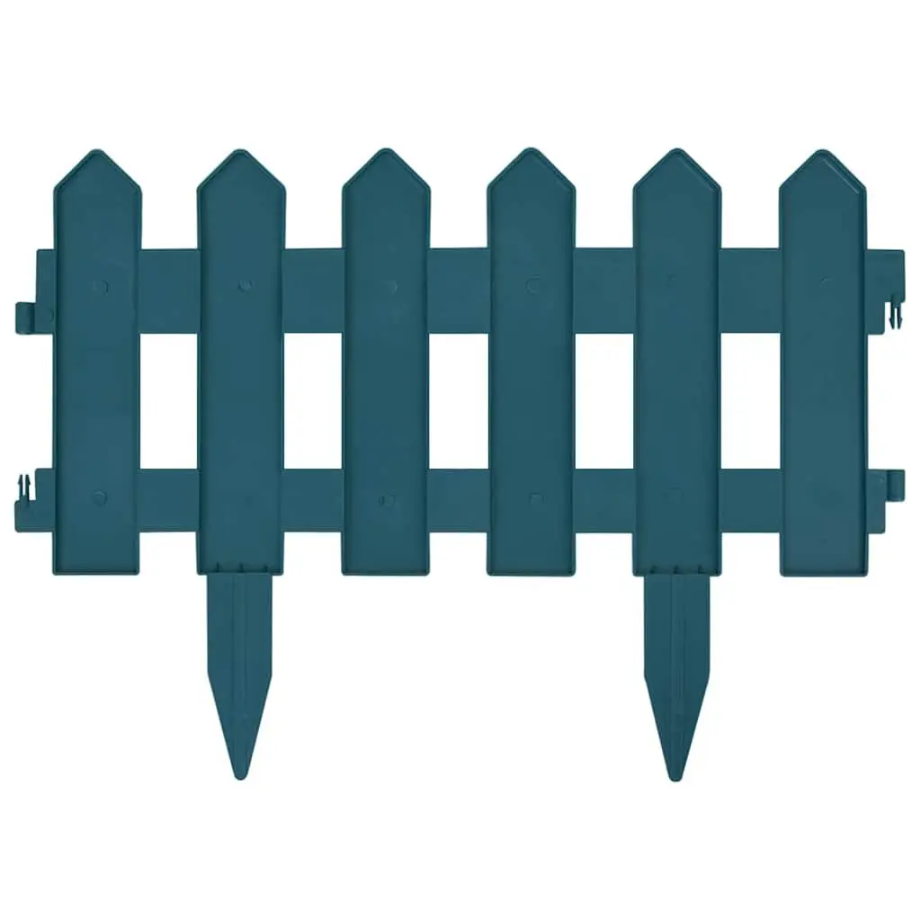 Garden Lawn Edging Borders PP 10m Green Outdoor Fence