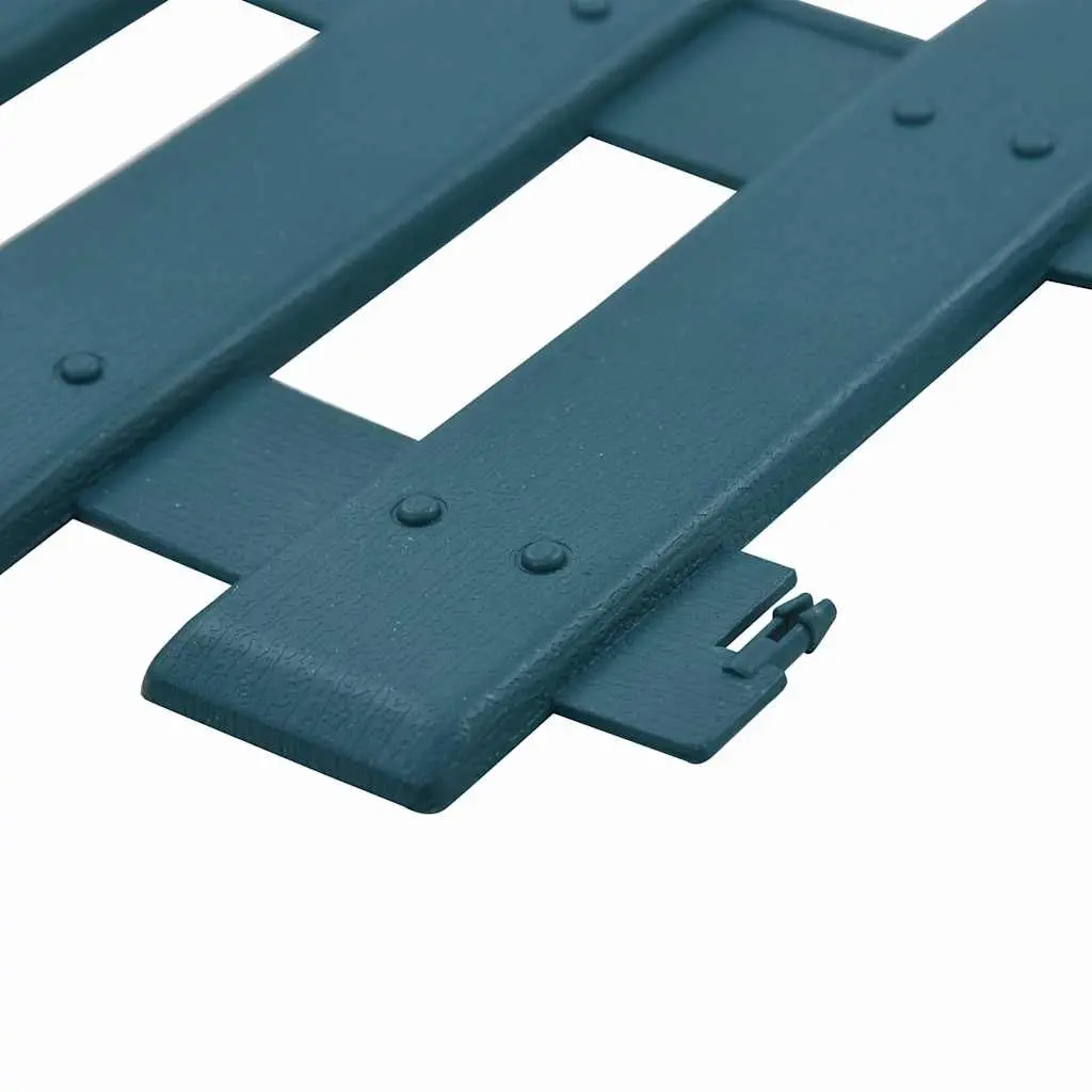 Garden Lawn Edging Borders PP 10m Green Outdoor Fence
