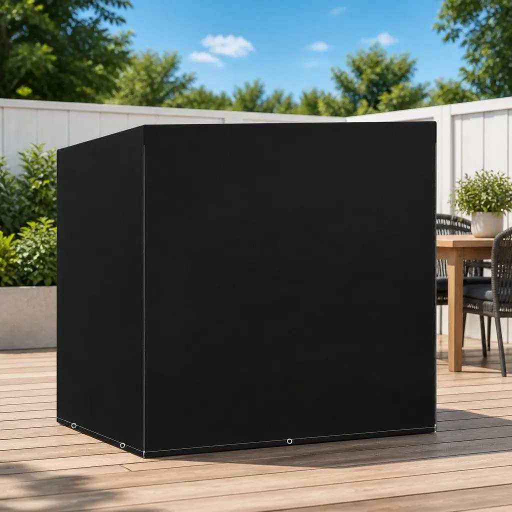 Swing Bench Cover Polyethylene 135x105x175cm Black Water-resistant Protective Furniture Cover