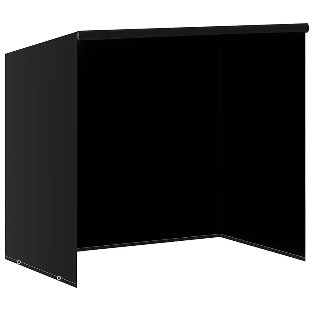 Swing Bench Cover Polyethylene 135x105x175cm Black Water-resistant Protective Furniture Cover