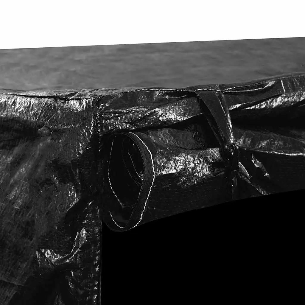 Swing Bench Cover Polyethylene 135x105x175cm Black Water-resistant Protective Furniture Cover