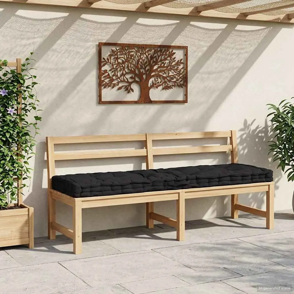 Black Cotton Pallet Cushion for Various Uses
