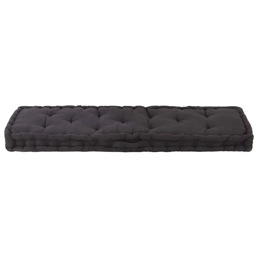 Black Cotton Pallet Cushion for Various Uses
