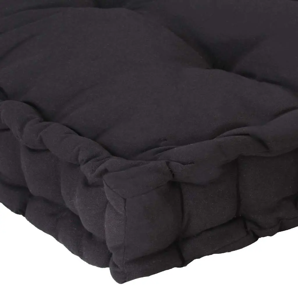 Black Cotton Pallet Cushion for Various Uses
