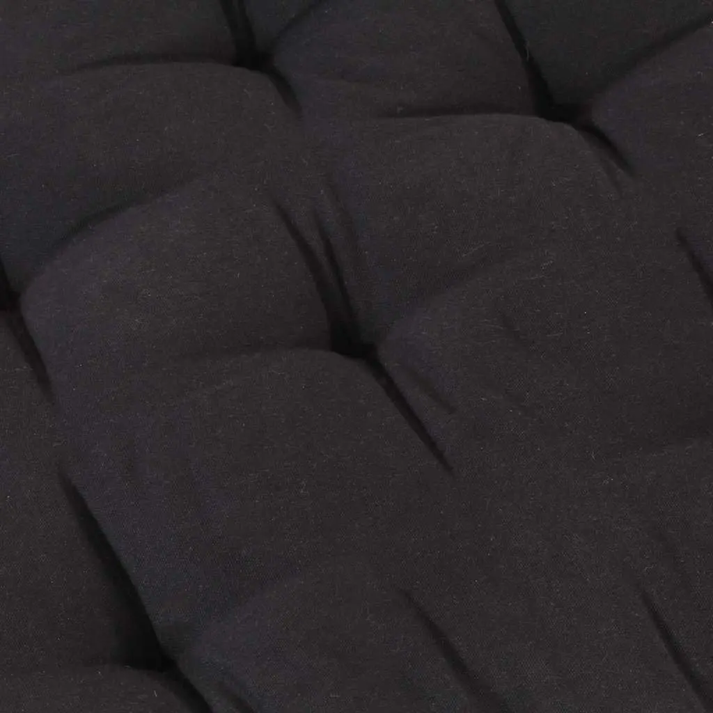 Black Cotton Pallet Cushion for Various Uses