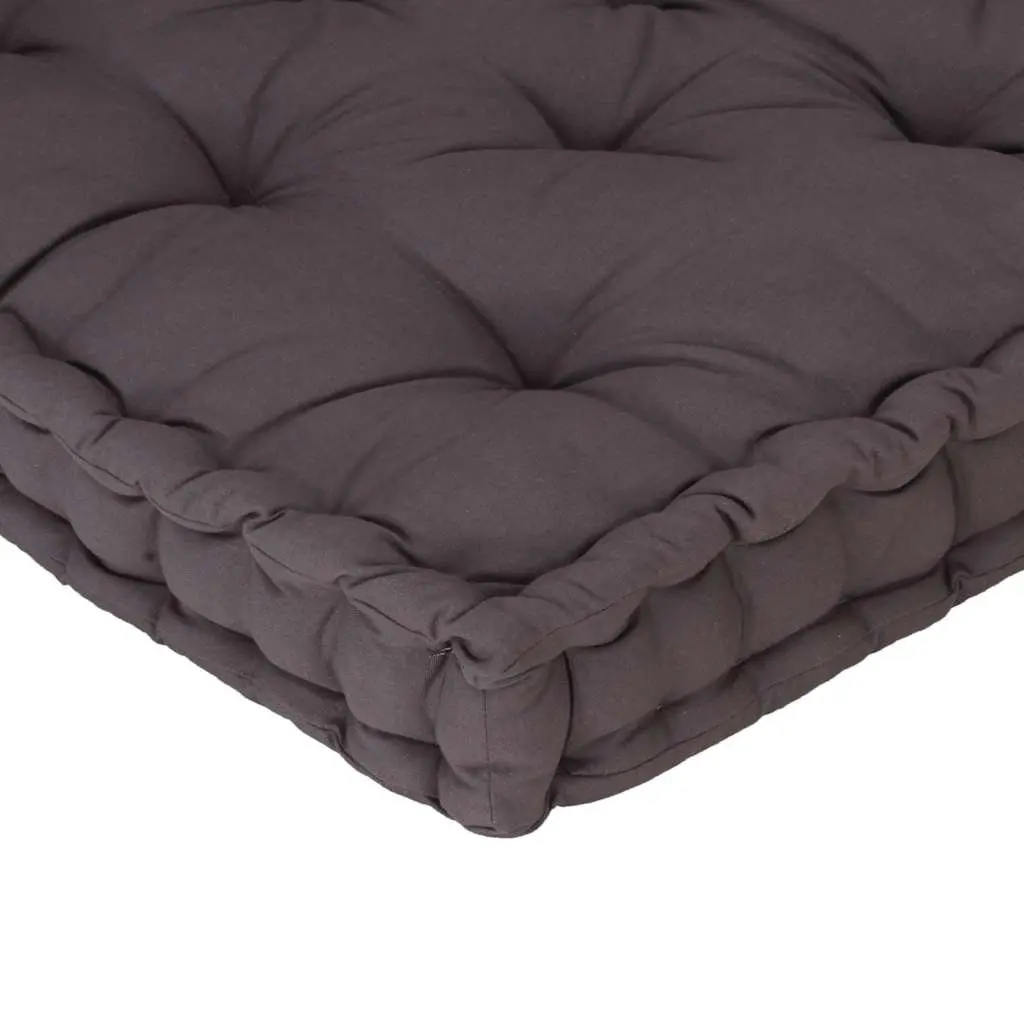 Pallet Cushion Cotton Thick Padding Anthracite 120x40x7cm Outdoor Indoor Seat Pad