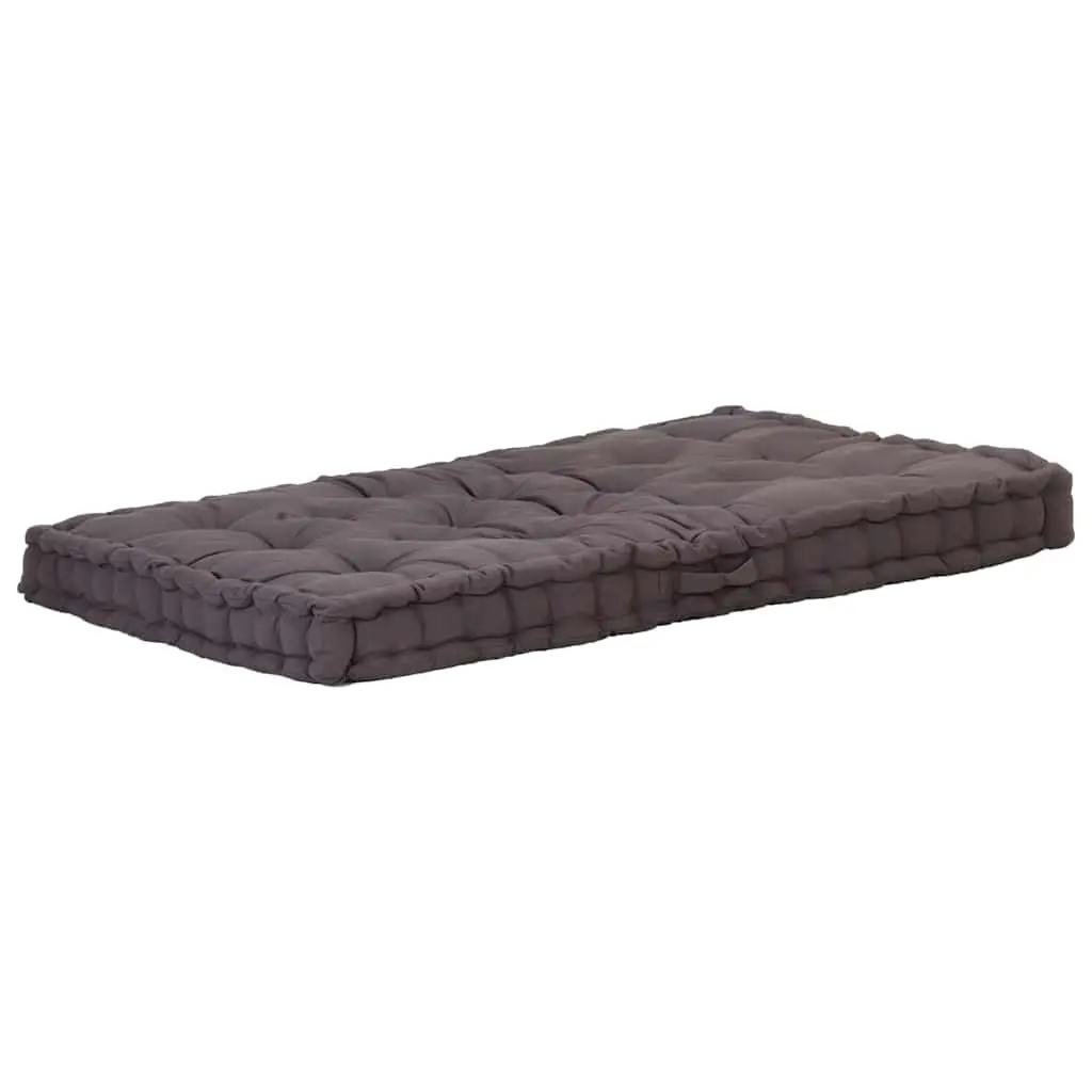 Pallet Cushion Seat Pad Cotton Thick Padding 120x80x10cm Anthracite Indoor Outdoor Garden Furniture