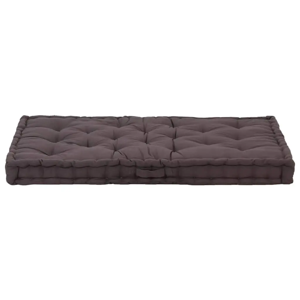 Pallet Cushion Seat Pad Cotton Thick Padding 120x80x10cm Anthracite Indoor Outdoor Garden Furniture