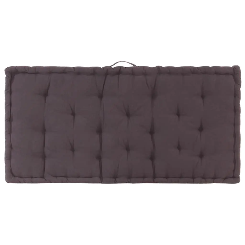 Pallet Cushion Seat Pad Cotton Thick Padding 120x80x10cm Anthracite Indoor Outdoor Garden Furniture