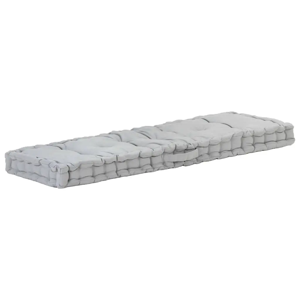 Grey Pallet Floor Cushion for Various Spaces