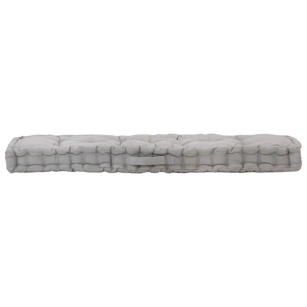 Grey Pallet Floor Cushion for Various Spaces