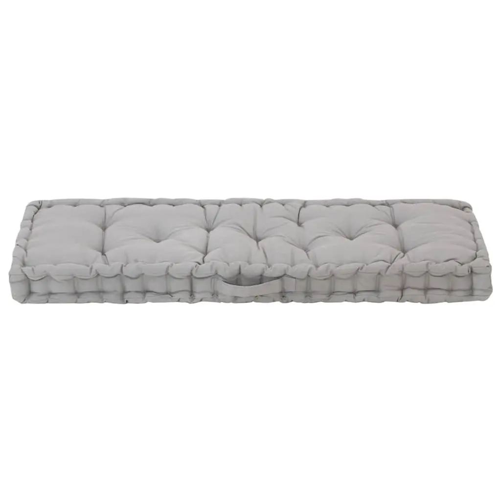 Grey Pallet Floor Cushion for Various Spaces