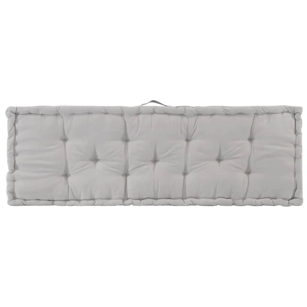 Grey Pallet Floor Cushion for Various Spaces