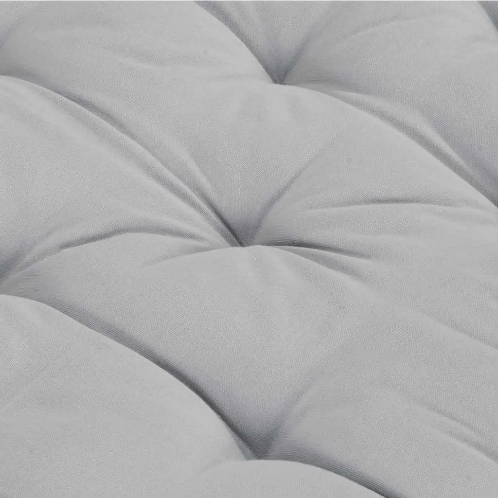 Grey Pallet Floor Cushion for Various Spaces