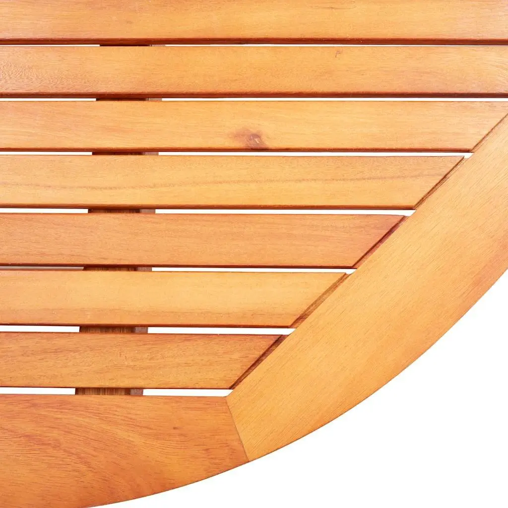 Folding Outdoor Dining Table 160x85x74cm Solid Eucalyptus Wood Garden Furniture
